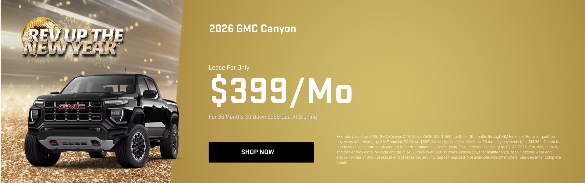 2026 Canyon Lease